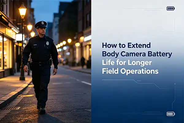 How to Extend Body Camera Battery Life for Longer Field Operations